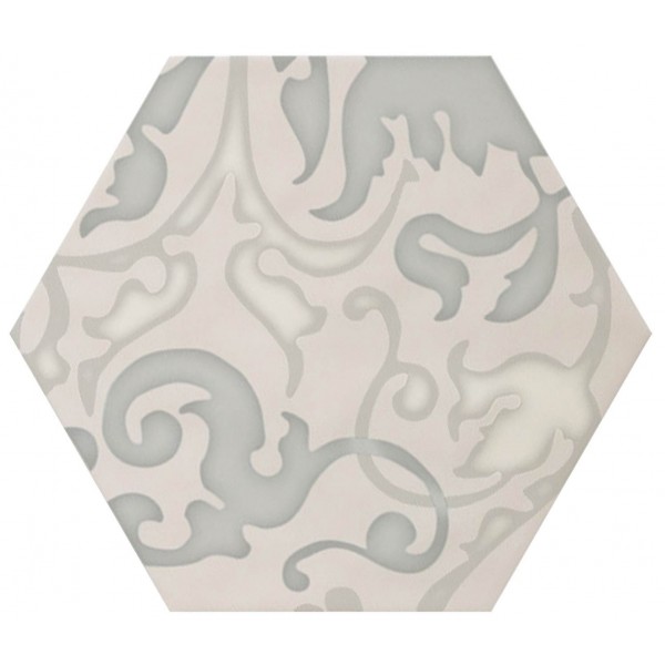Плочки за баня - бяла паста - декорни цвят слонова кост 17,5х17,5 Vodevil Decor