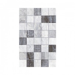 Декорни плочки в сив цвят на квадратчета 25х40/ July Decorado 