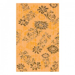 Декорни плочки в оранжев цвят на флорални елементи 25x40/ Vivel Decorado 