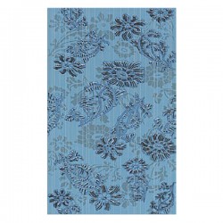 Декорни плочки в син цвят на флорални елементи 25x40/ Vivel Decorado 