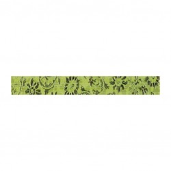 Фризови плочки в зелен цвят на флорални елементи 5x40/ Vivel Listelo 